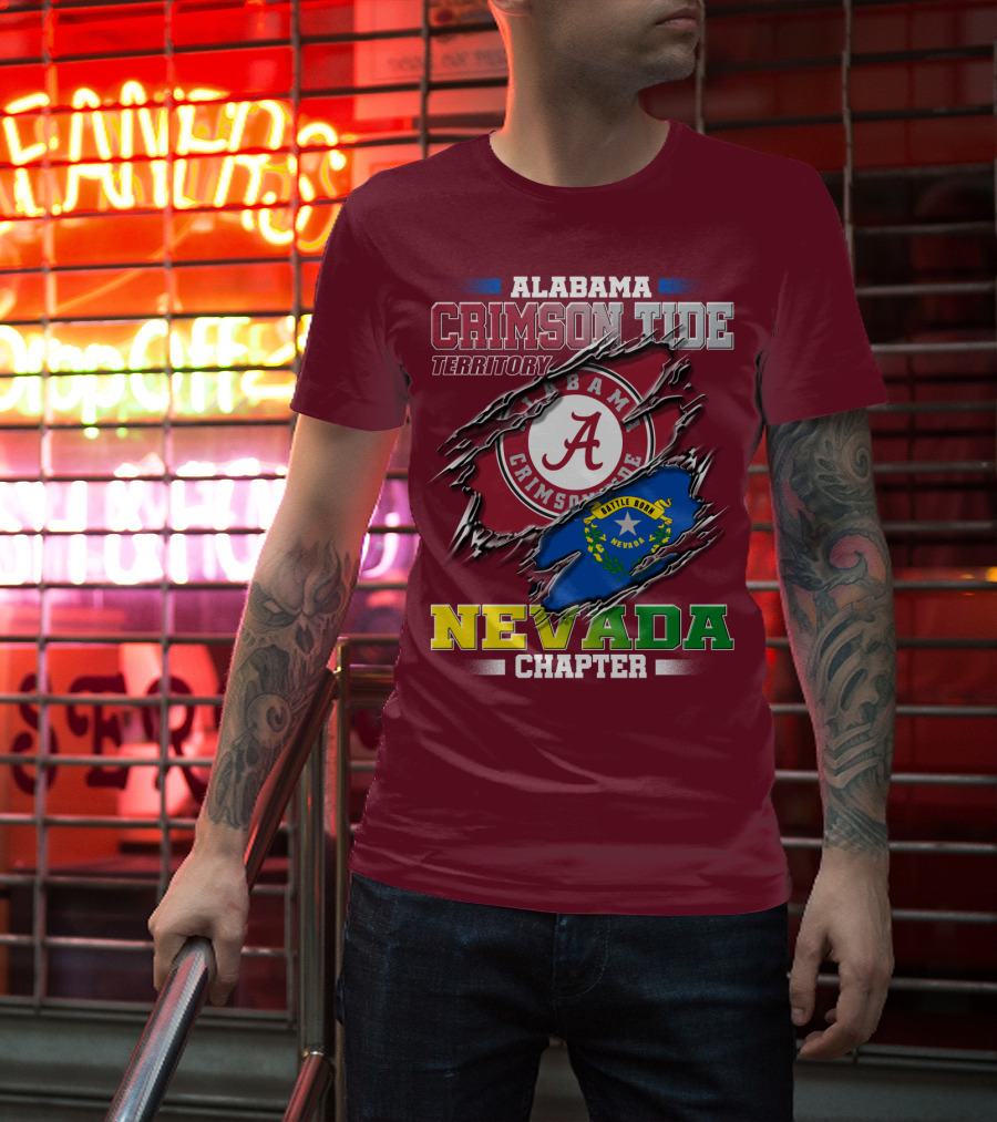 Alabama Crimson Tide Territory Nevada Chapter T-Shirt