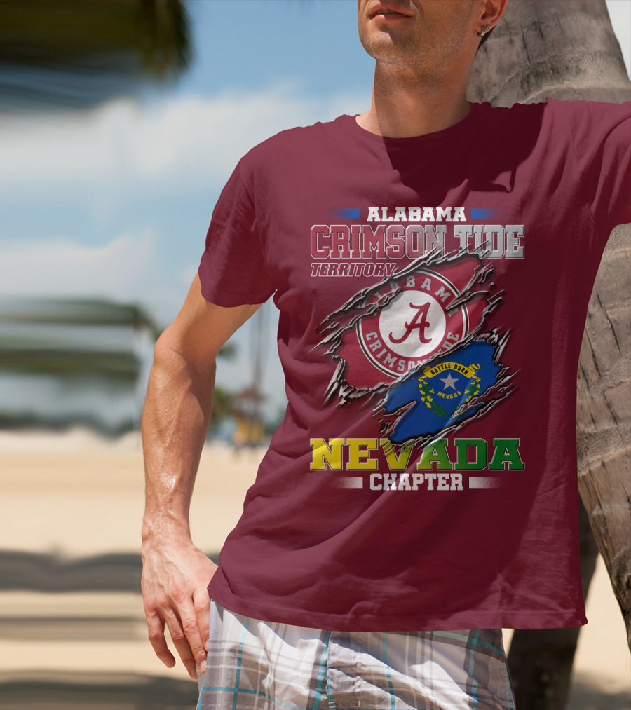 Alabama Crimson Tide Territory Nevada Chapter T-Shirt