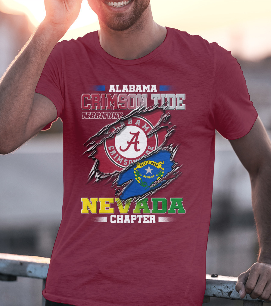 Alabama Crimson Tide Territory Nevada Chapter T-Shirt