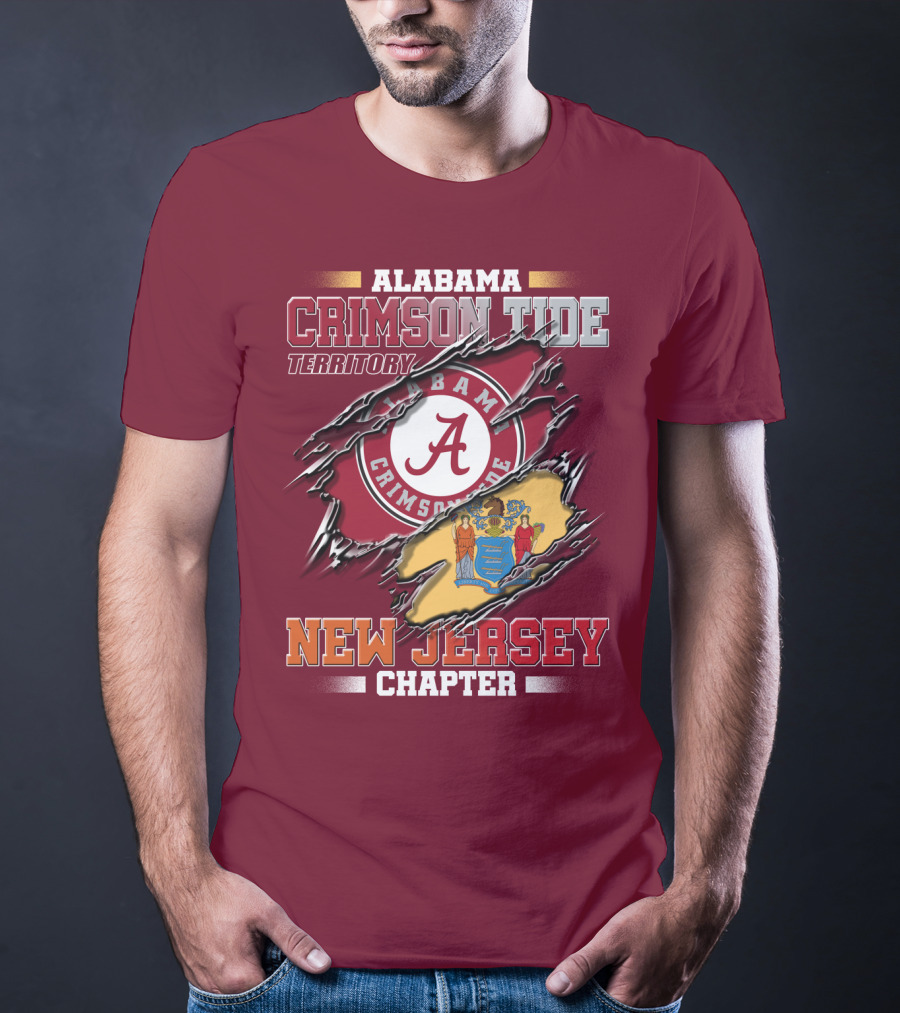 Alabama Crimson Tide Territory New Jersey Chapter T-Shirt