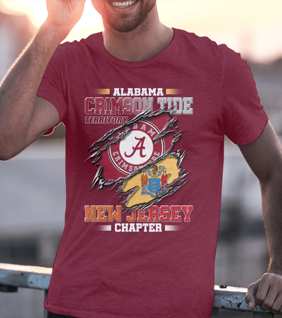 Alabama Crimson Tide Territory New Jersey Chapter T-Shirt