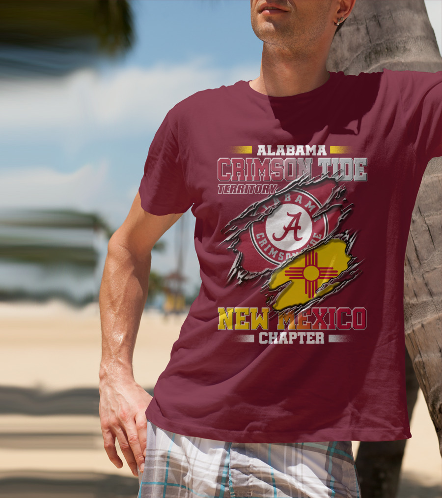 Alabama Crimson Tide Territory New Mexico Chapter T-Shirt
