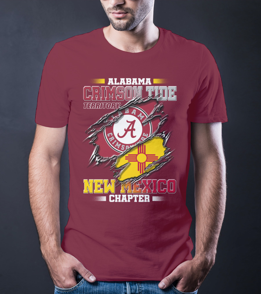 Alabama Crimson Tide Territory New Mexico Chapter T-Shirt