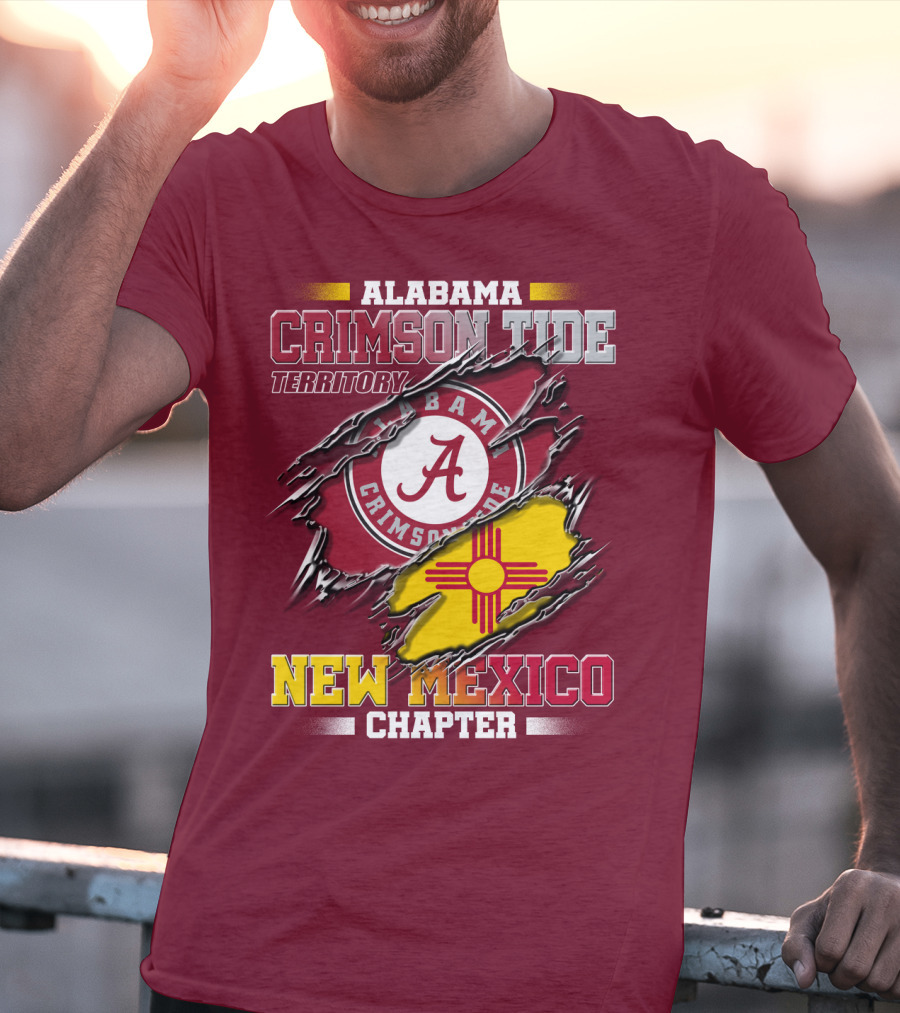 Alabama Crimson Tide Territory New Mexico Chapter T-Shirt