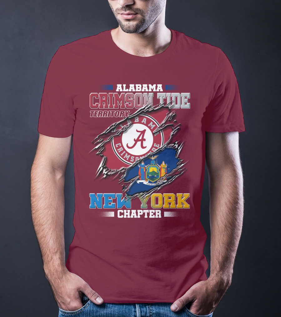 Alabama Crimson Tide Territory New York Chapter T-Shirt