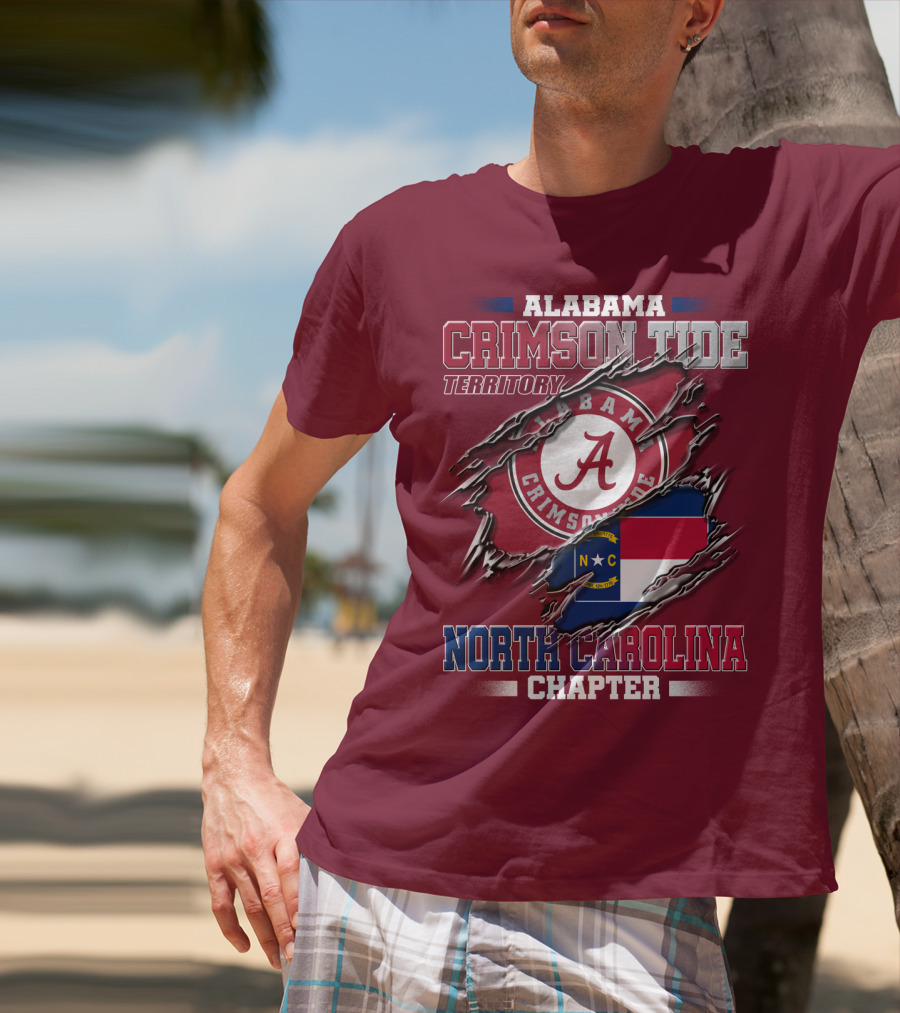 Alabama Crimson Tide Territory North Carolina Chapter T-Shirt
