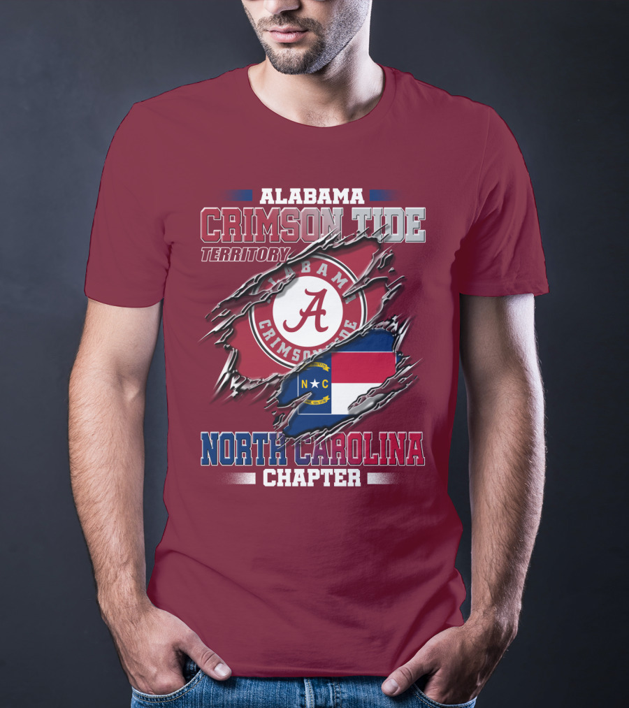 Alabama Crimson Tide Territory North Carolina Chapter T-Shirt