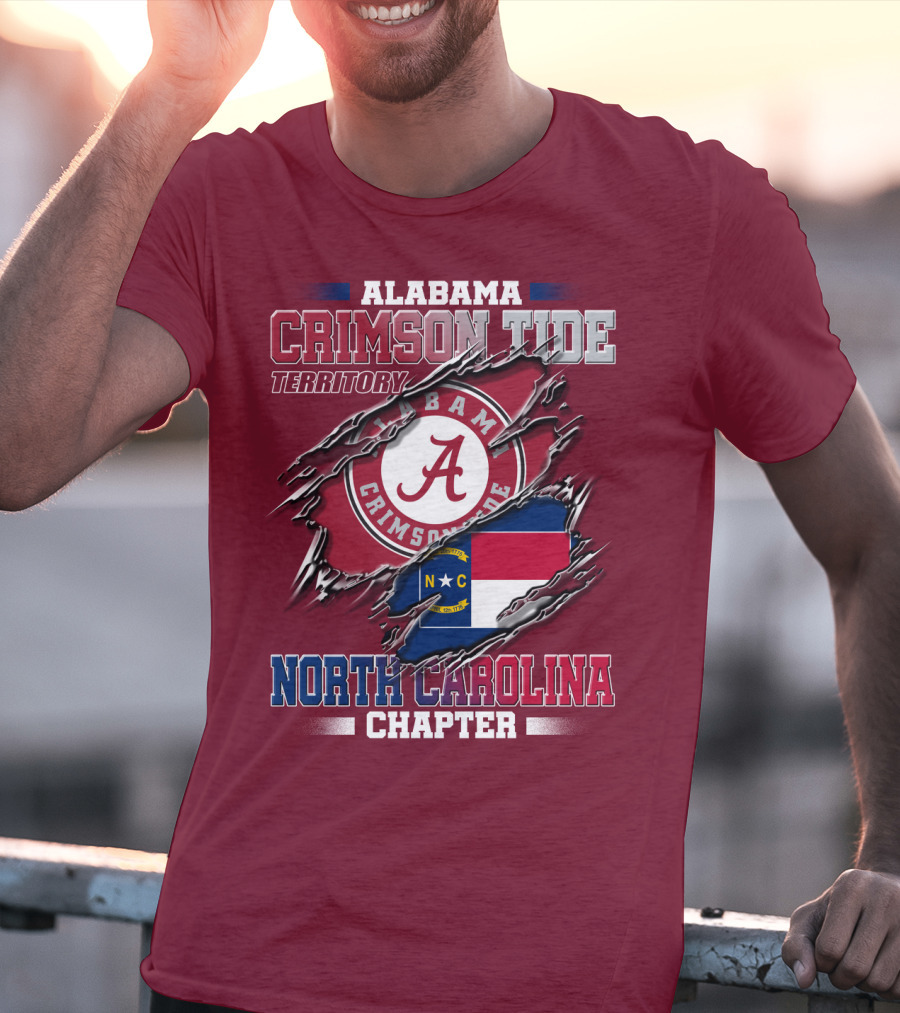 Alabama Crimson Tide Territory North Carolina Chapter T-Shirt
