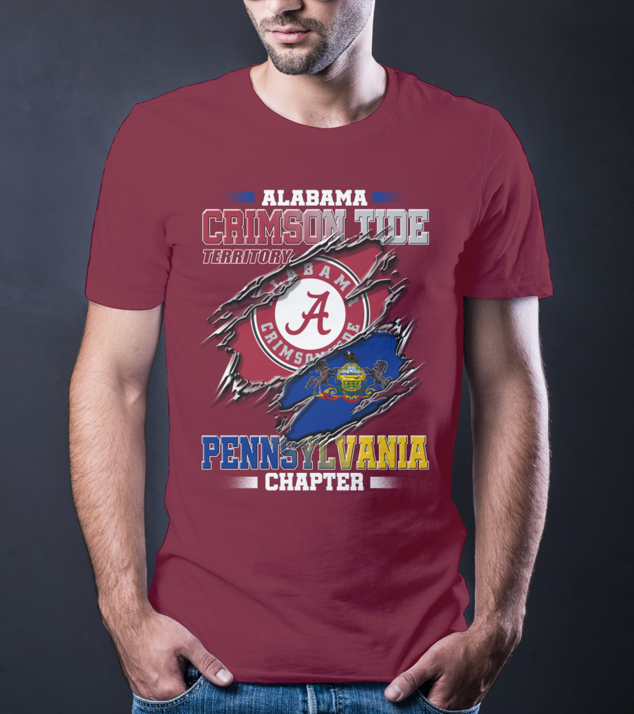 Alabama Crimson Tide Territory Pennsylvania Chapter T-Shirt