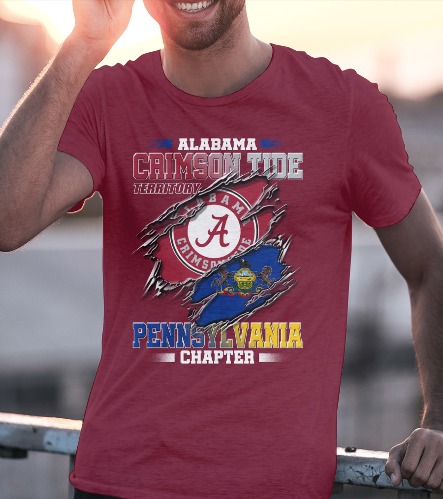 Alabama Crimson Tide Territory Pennsylvania Chapter T-Shirt