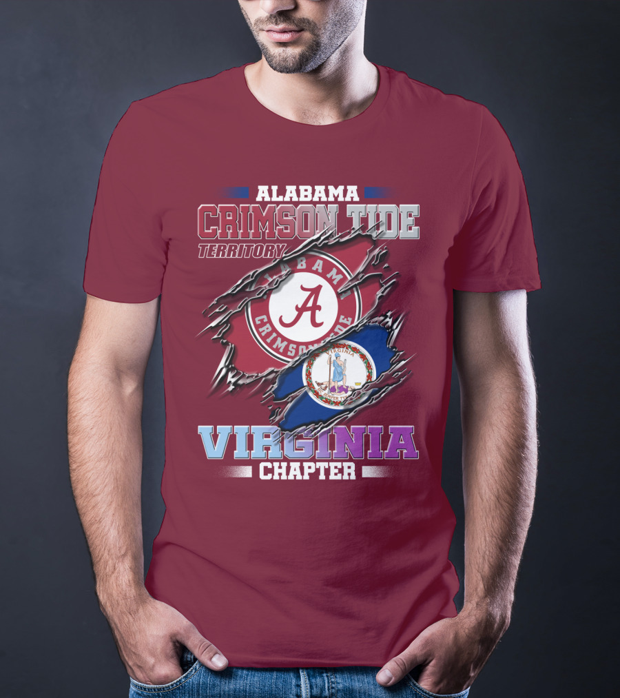 Alabama Crimson Tide Territory Virginia Chapter T-Shirt
