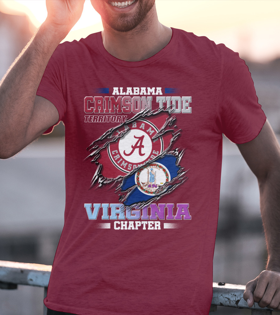 Alabama Crimson Tide Territory Virginia Chapter T-Shirt