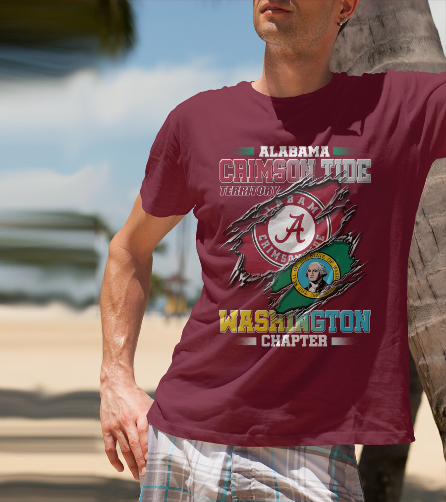 Alabama Crimson Tide Territory Washington Chapter T-Shirt