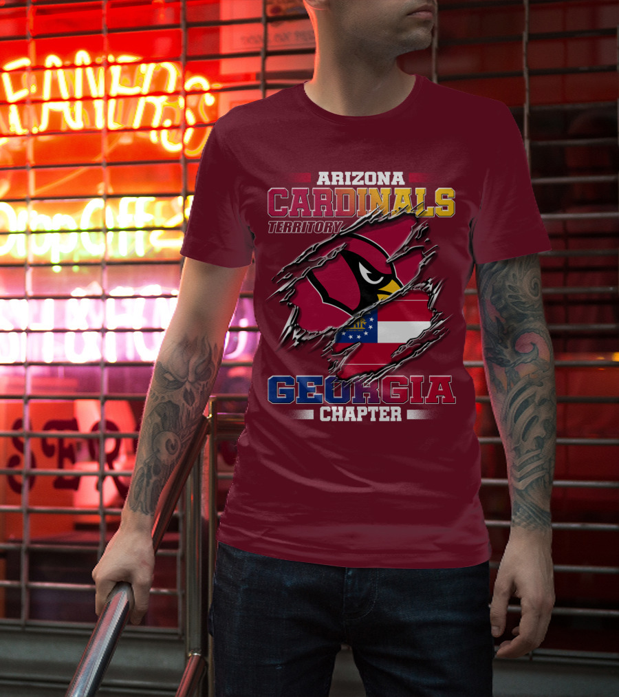 Arizona Cardinals Territory Georgia Chapter T-Shirt