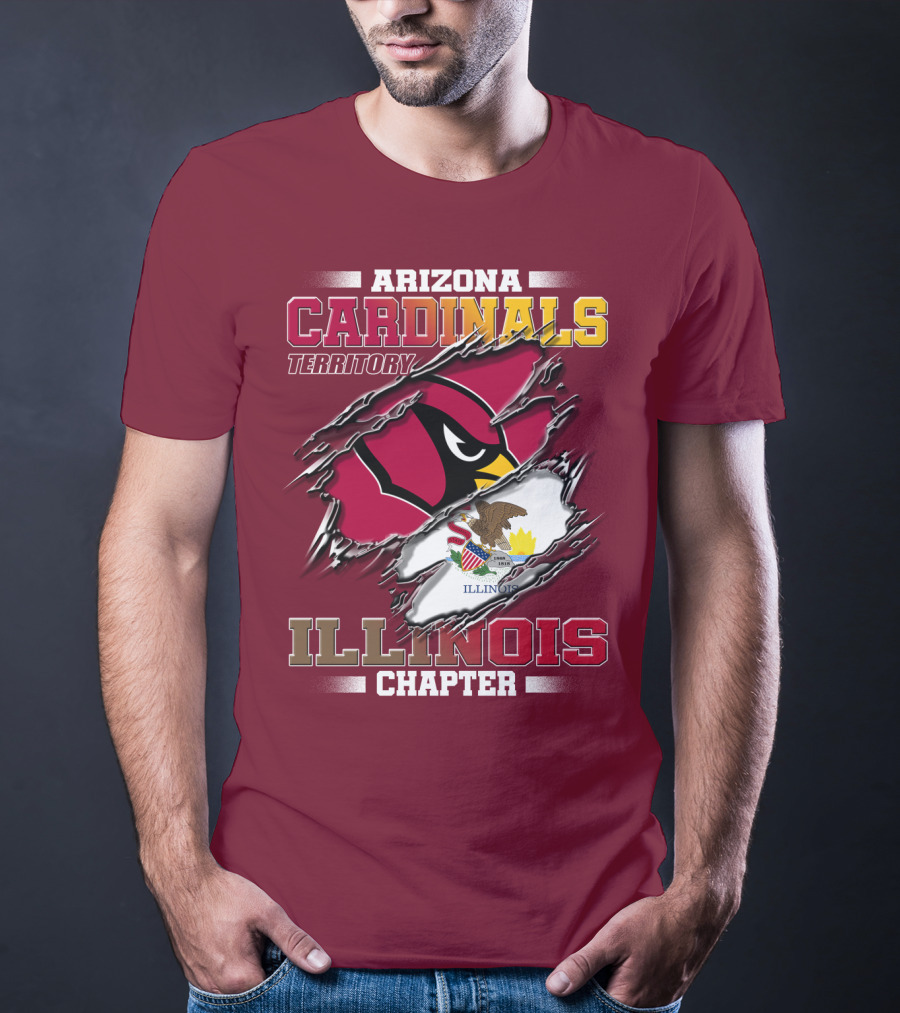 Arizona Cardinals Territory Illinois Chapter T-Shirt