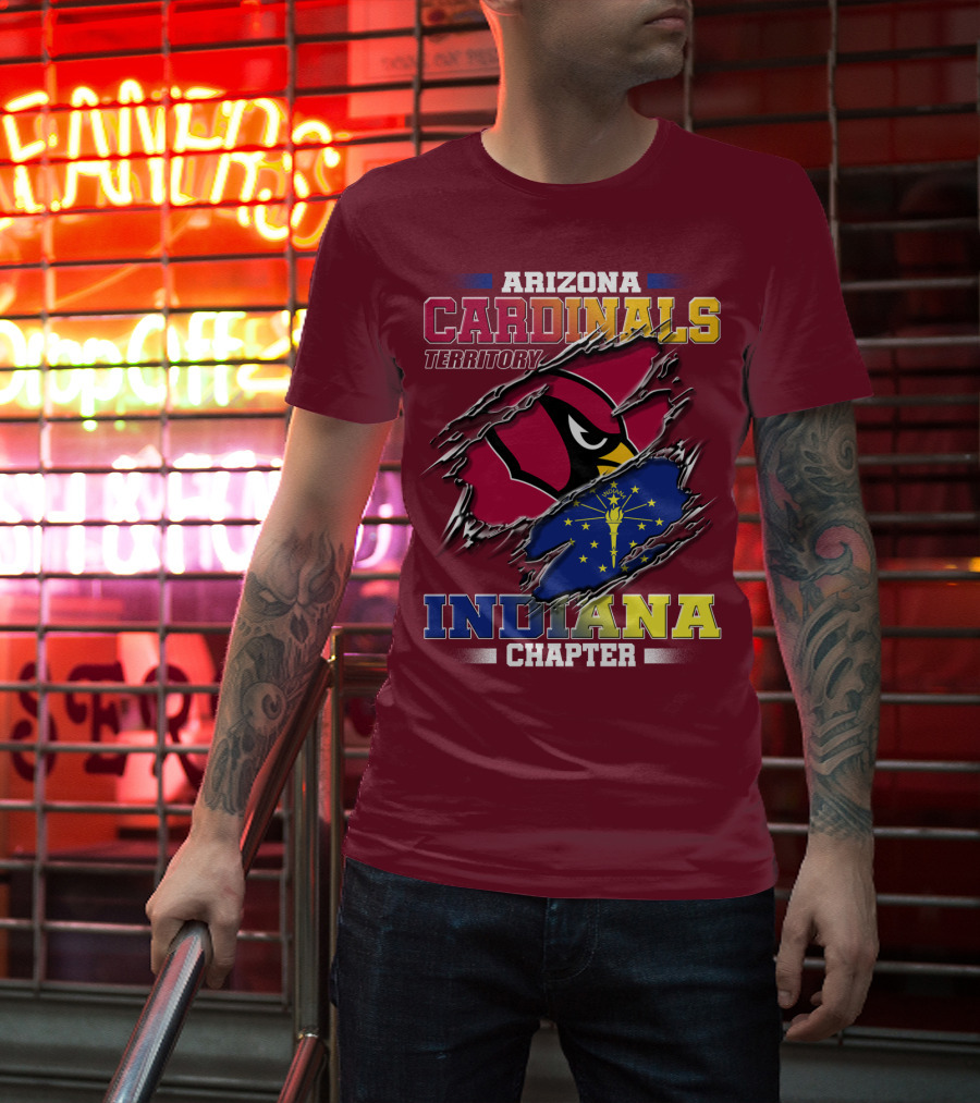 Arizona Cardinals Territory Indiana Chapter T-Shirt