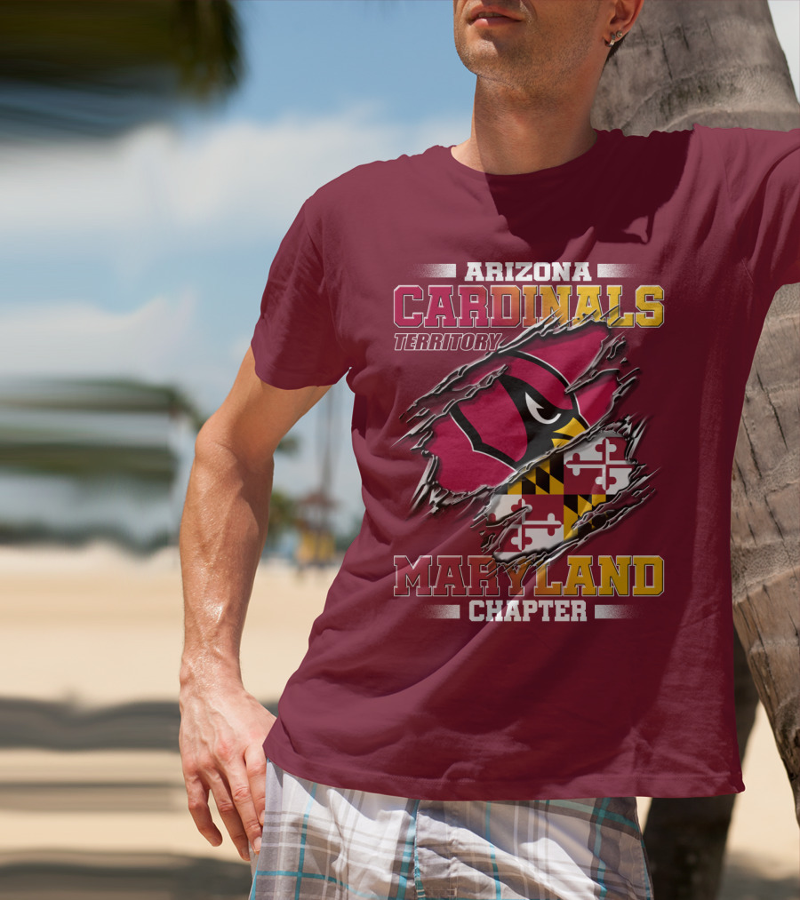 Arizona Cardinals Territory Maryland Chapter T-Shirt