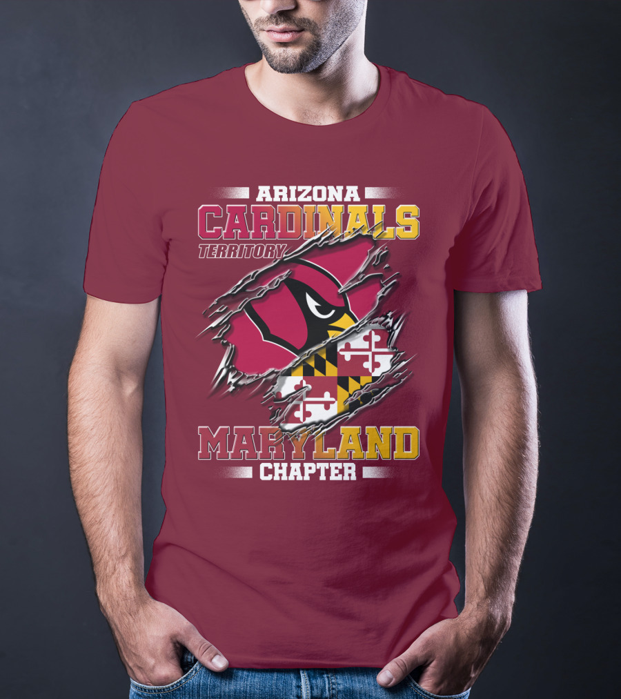 Arizona Cardinals Territory Maryland Chapter T-Shirt