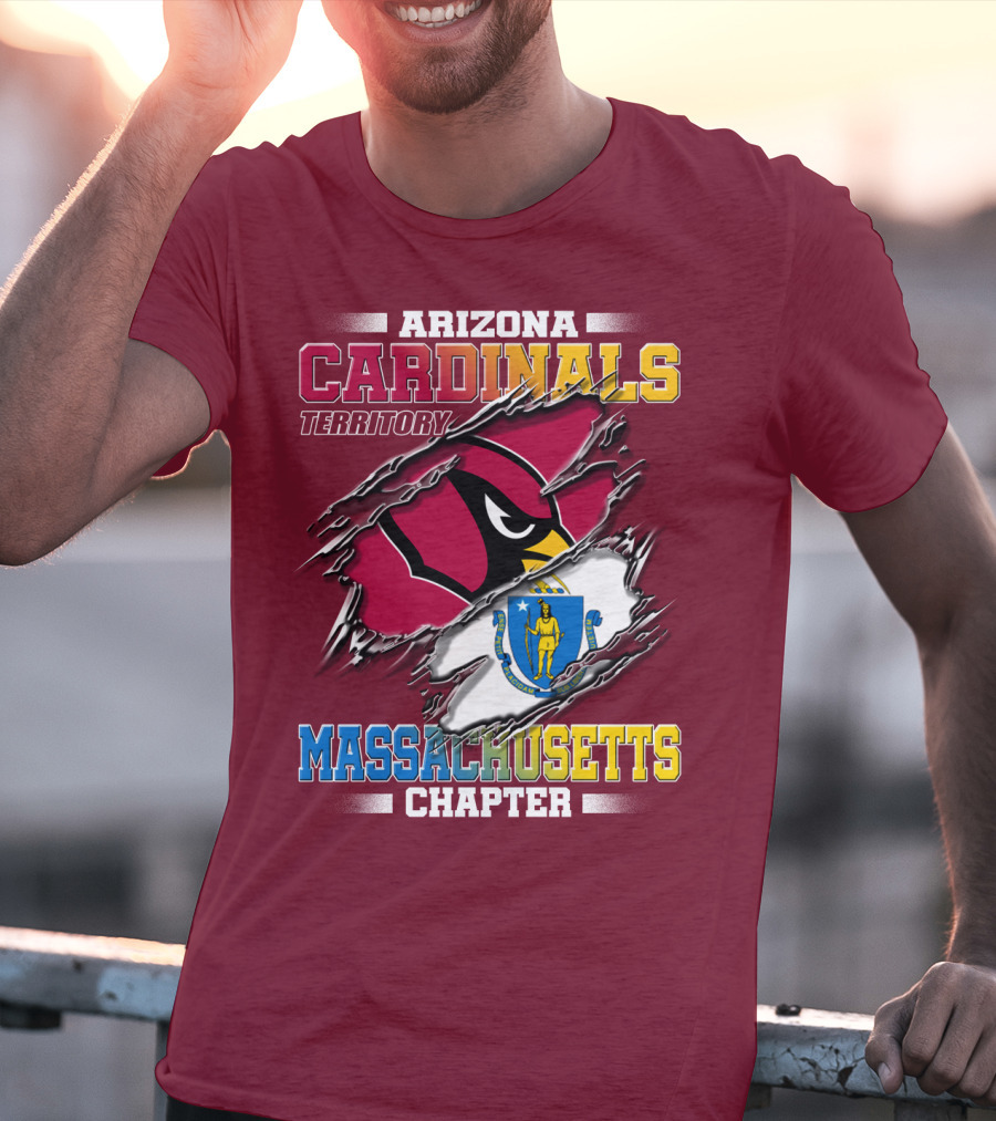 Arizona Cardinals Territory Massachusetts Chapter T-Shirt