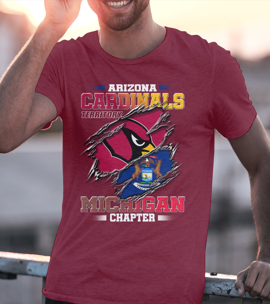 Arizona Cardinals Territory Michigan Chapter T-Shirt
