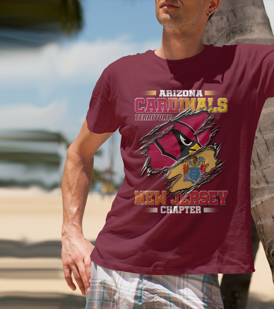 Arizona Cardinals Territory New Jersey Chapter T-Shirt