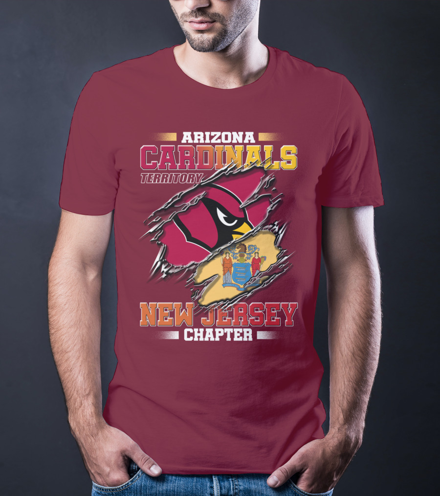 Arizona Cardinals Territory New Jersey Chapter T-Shirt