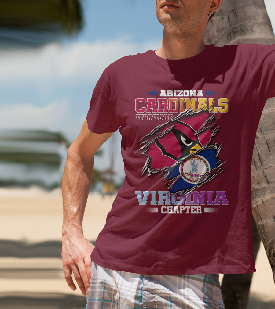 Arizona Cardinals Territory Virginia Chapter T-Shirt