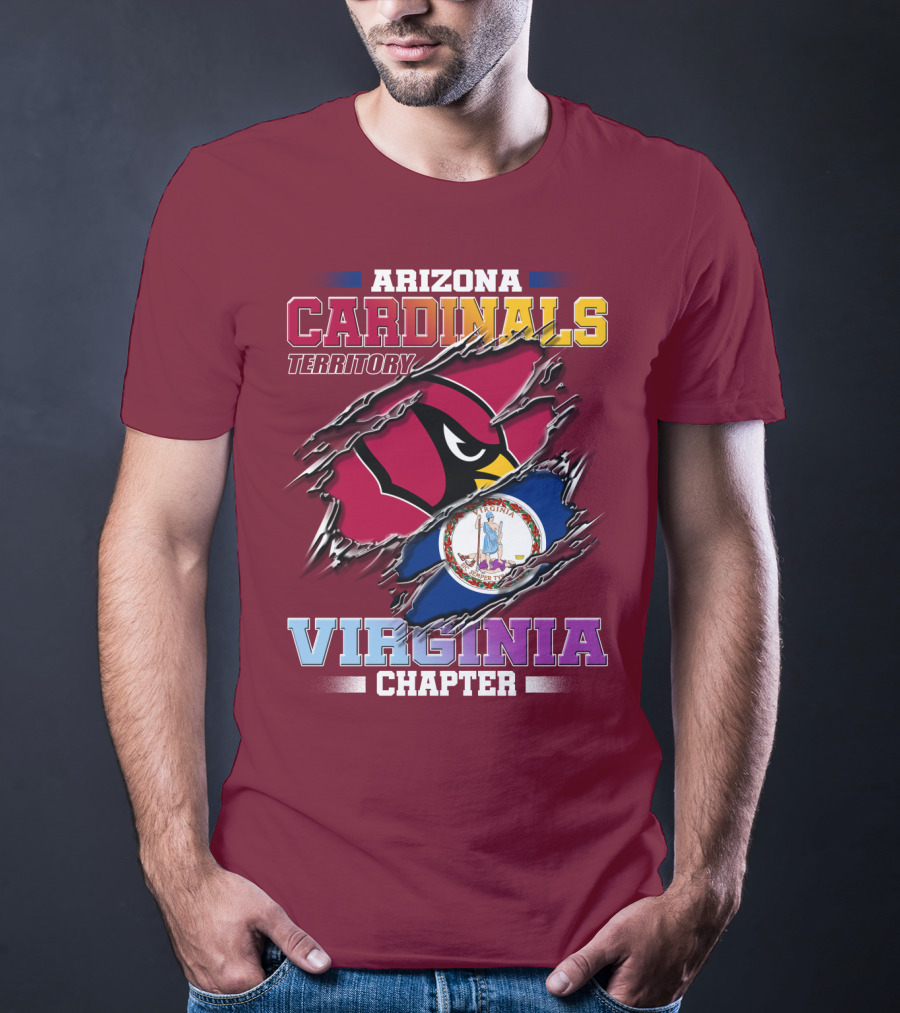 Arizona Cardinals Territory Virginia Chapter T-Shirt