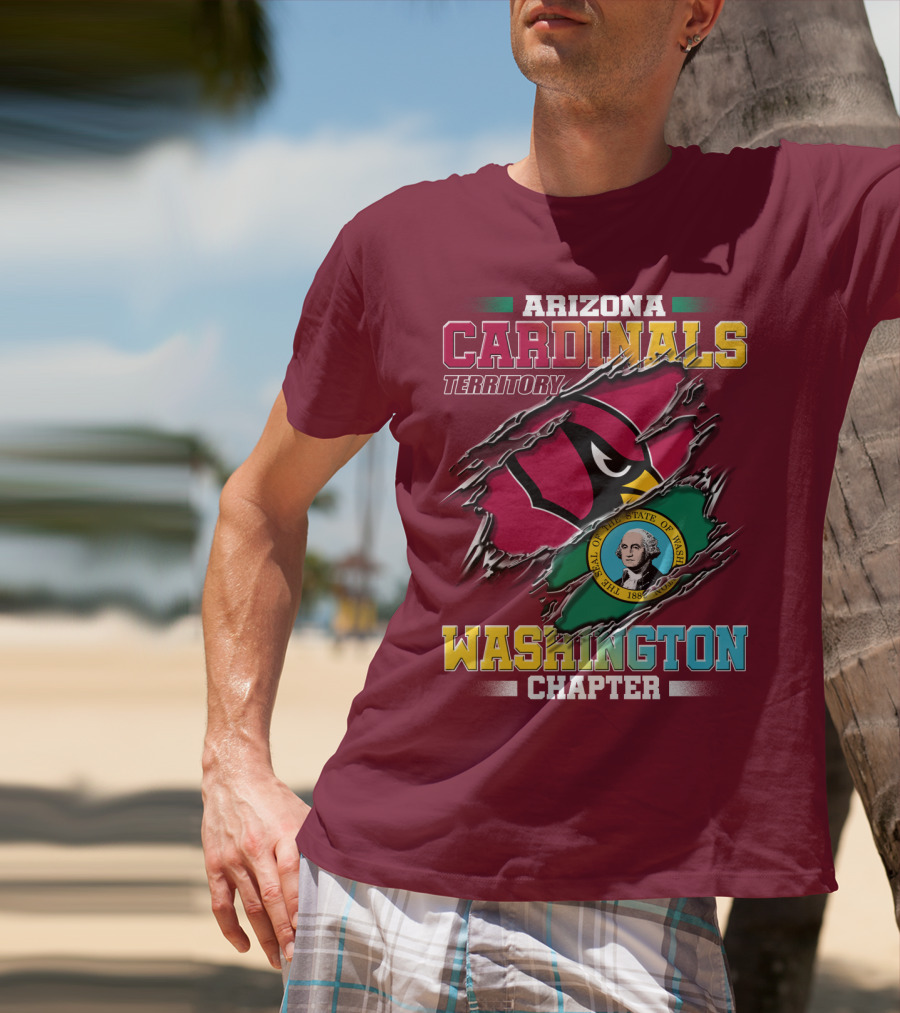 Arizona Cardinals Territory Washington Chapter T-Shirt