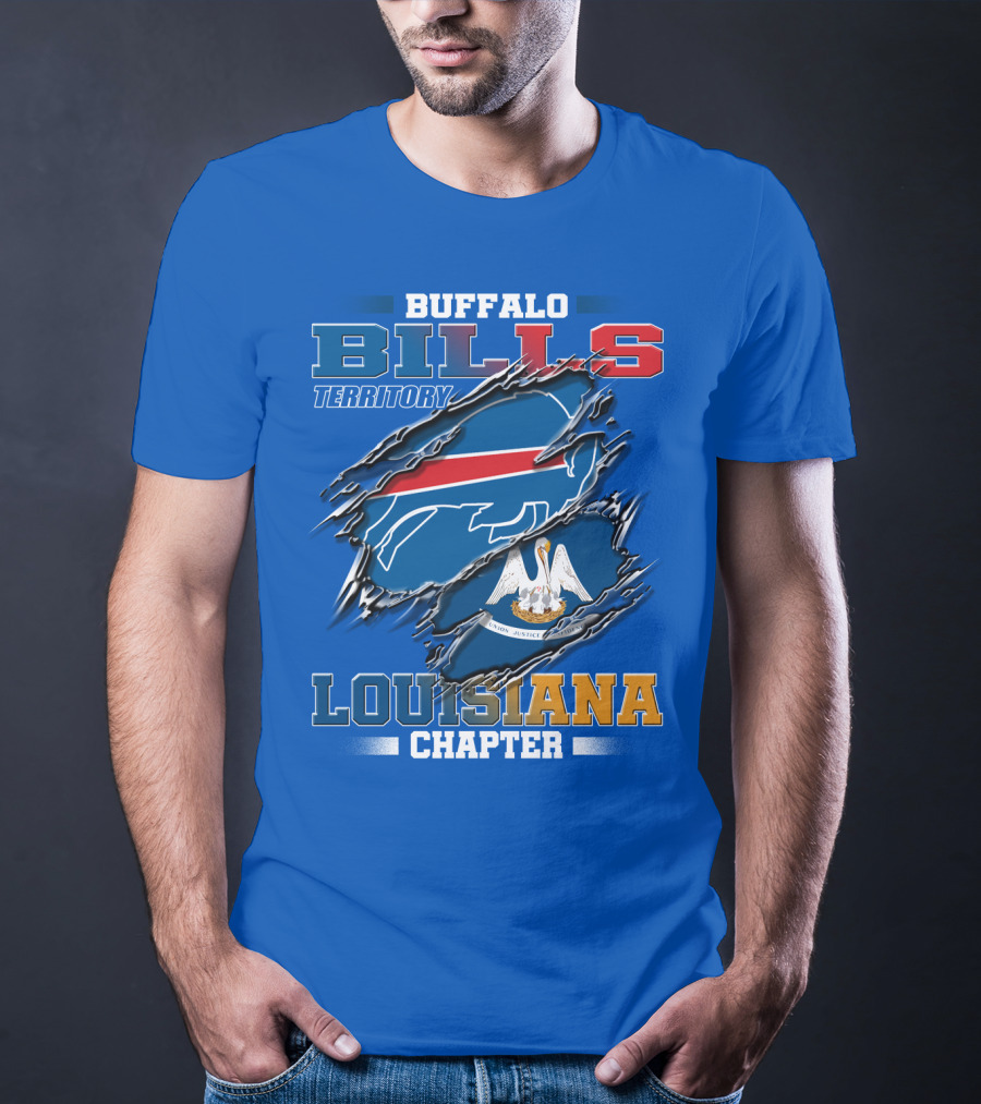 Buffalo Bills Territory Louisiana Chapter T-Shirt