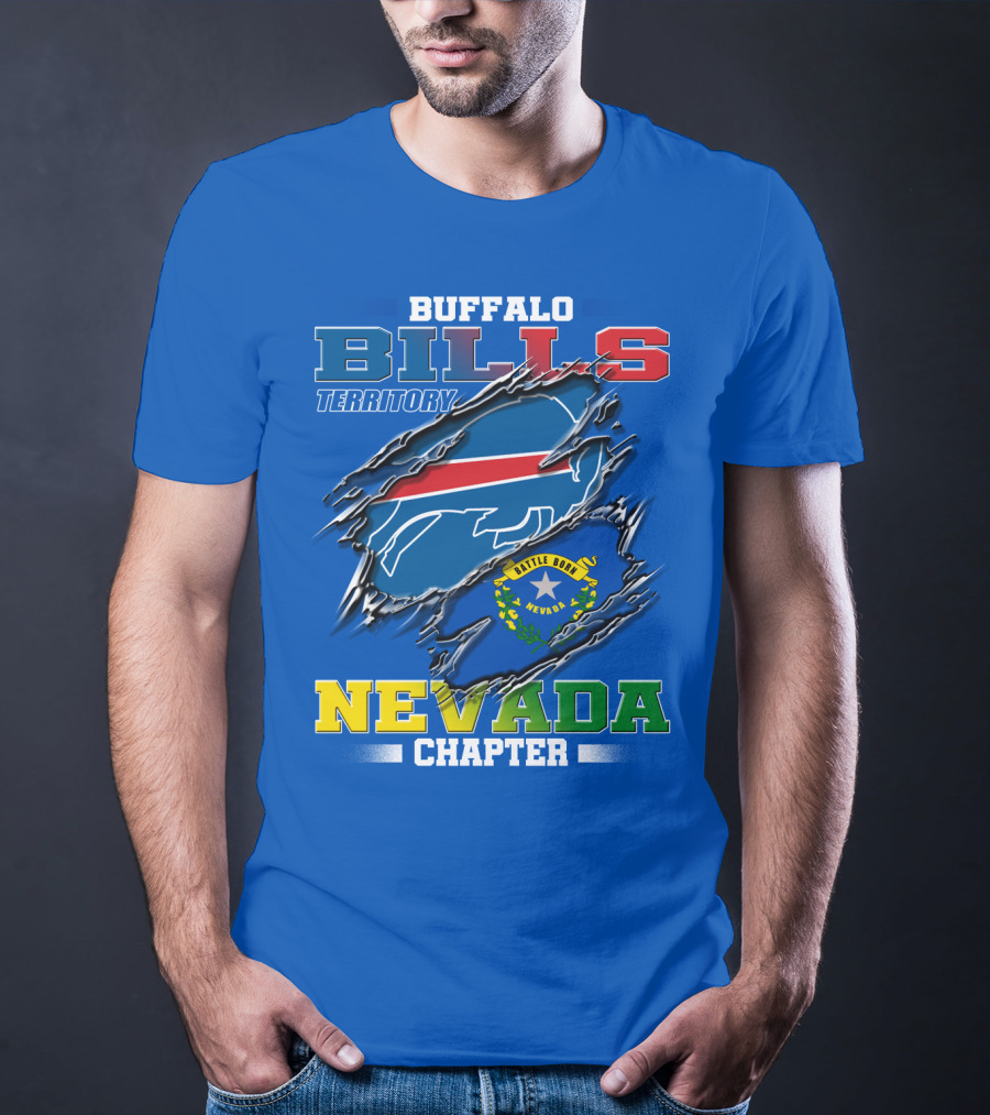Buffalo Bills Territory Nevada Chapter Battle Born T-Shirt