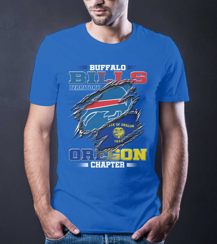 Buffalo Bills Territory Oregon Chapter State Of Oregon 1859 T-Shirt