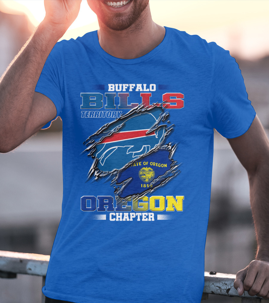 Buffalo Bills Territory Oregon Chapter State Of Oregon 1859 T-Shirt