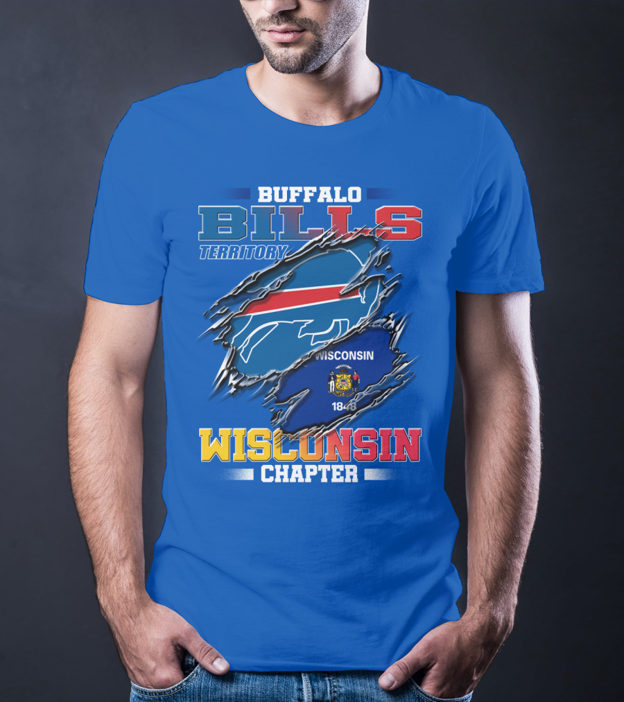 Buffalo Bills Territory Wisconsin Chapter 1848 T-Shirt