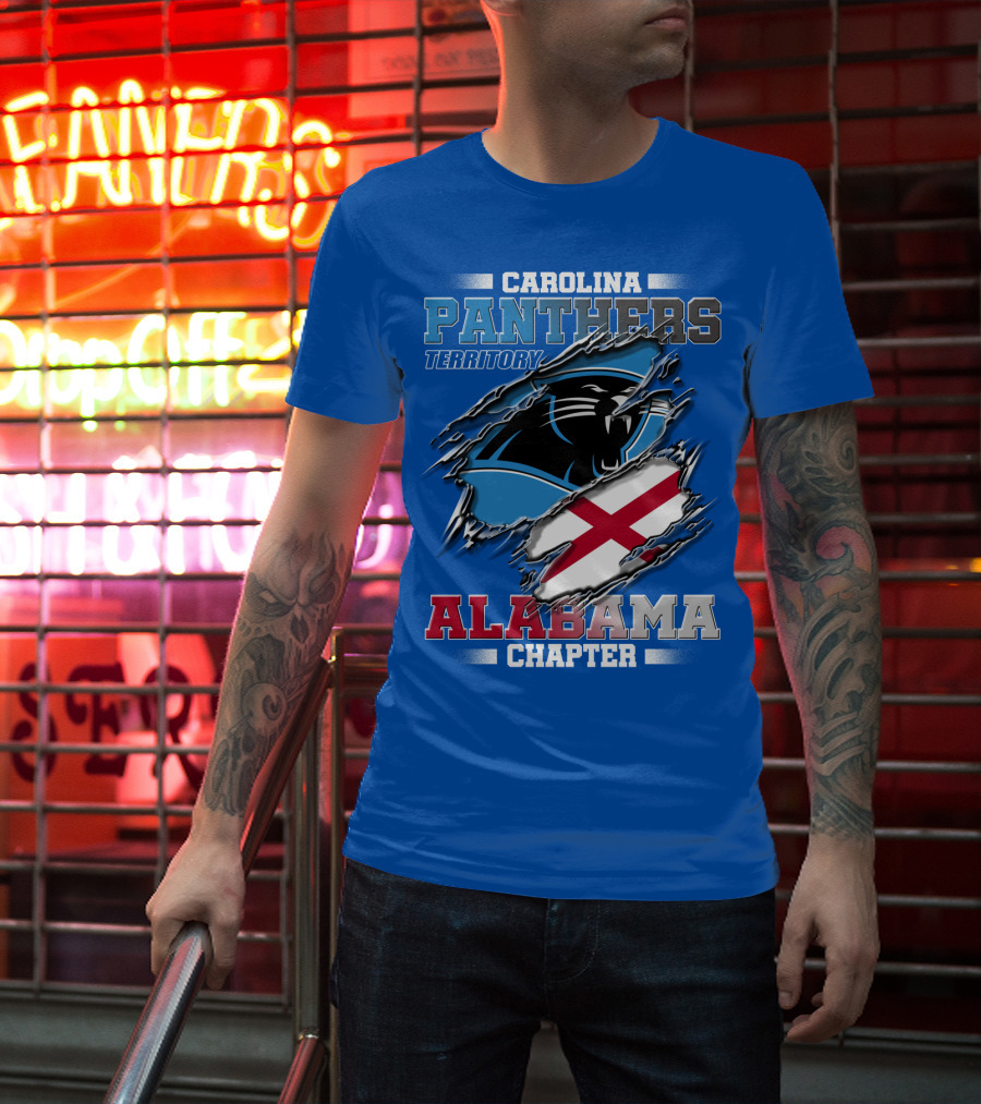 Carolina Panthers Territory Alabama Chapter T-Shirt