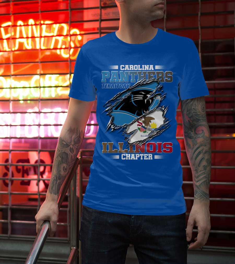 Carolina Panthers Territory Illinois Chapter T-Shirt