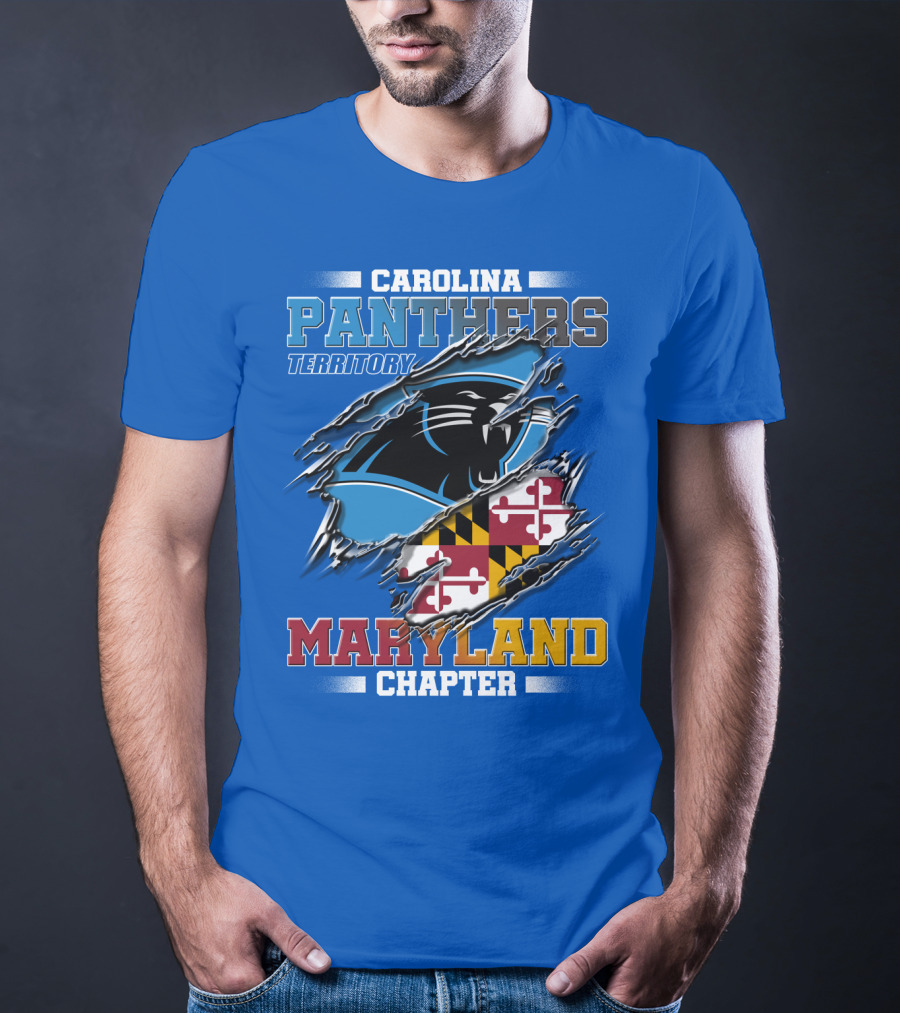 Carolina Panthers Territory Maryland Chapter T-Shirt
