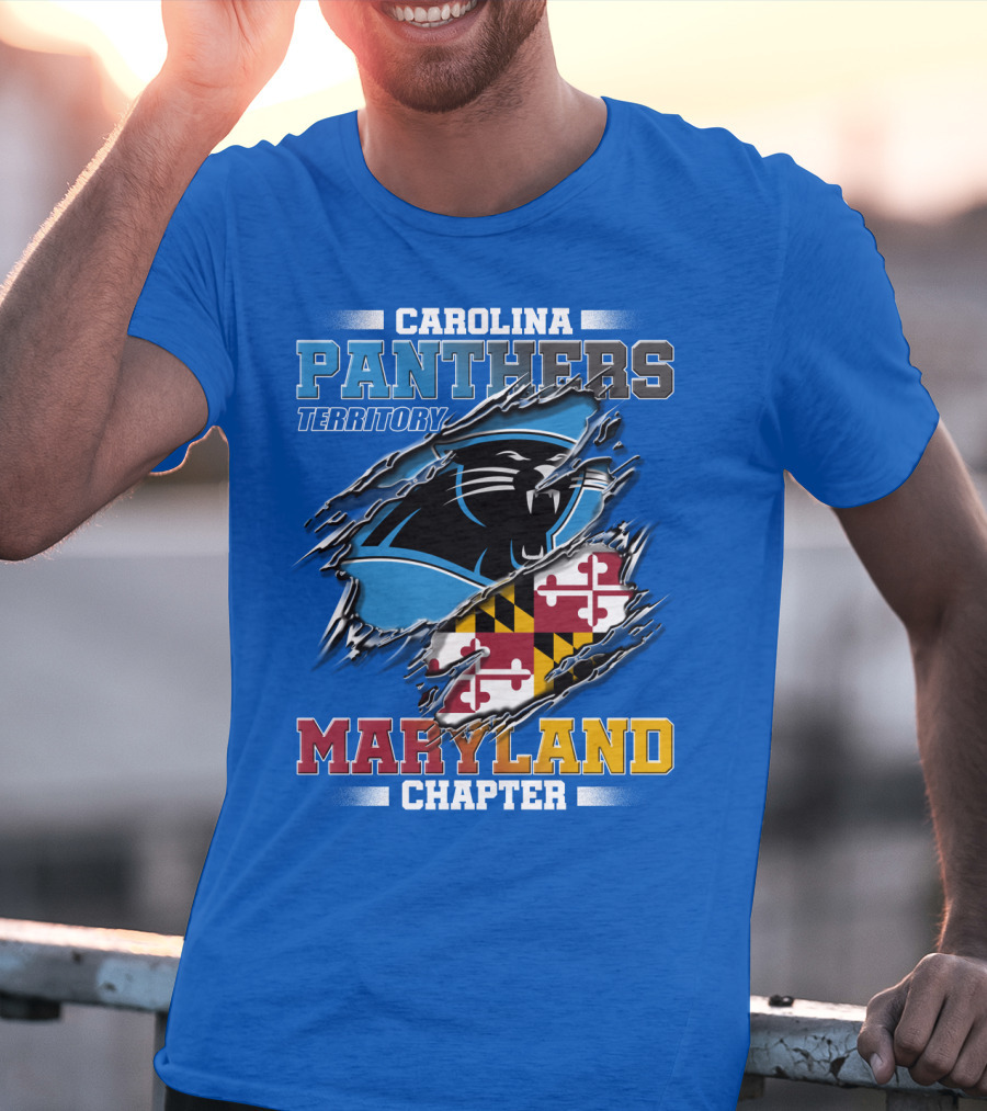 Carolina Panthers Territory Maryland Chapter T-Shirt