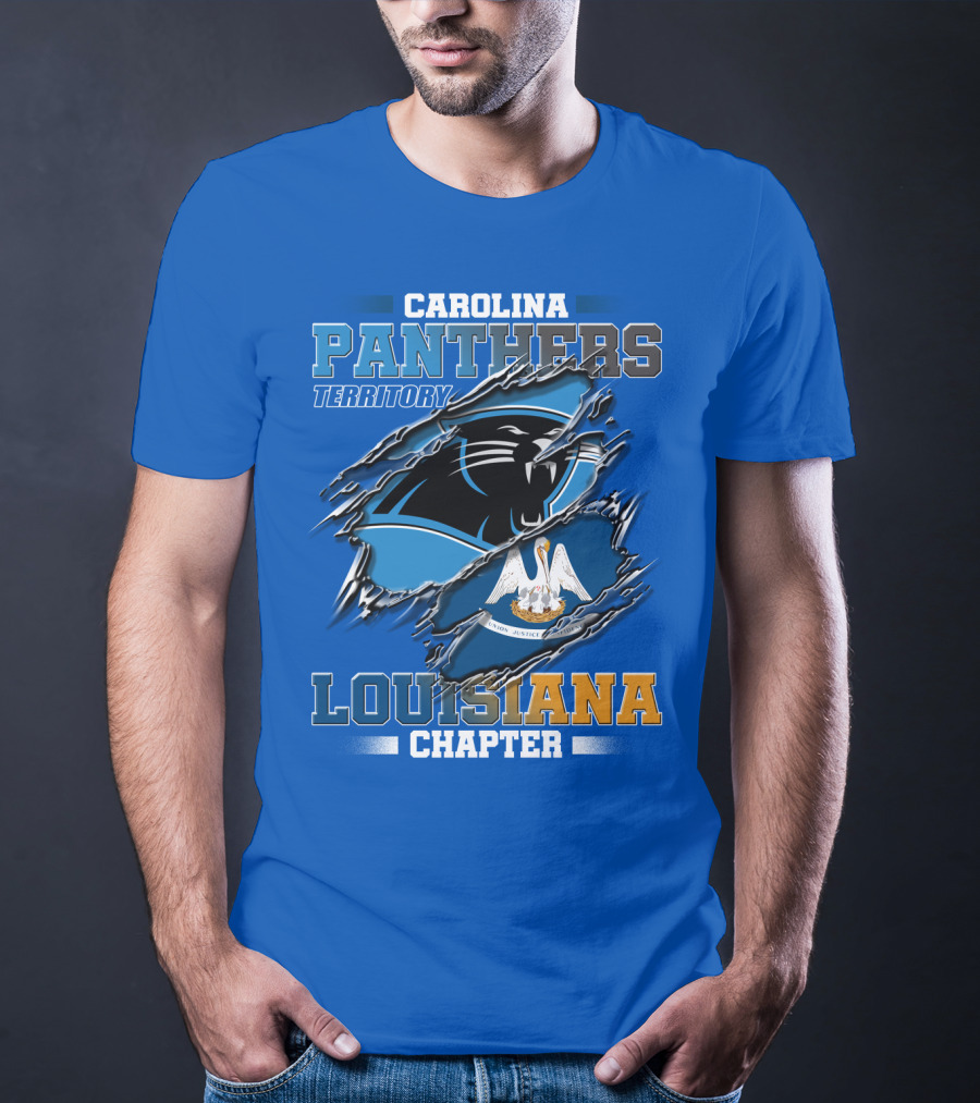 Carolina Panthers Territory Louisiana Chapter T-Shirt