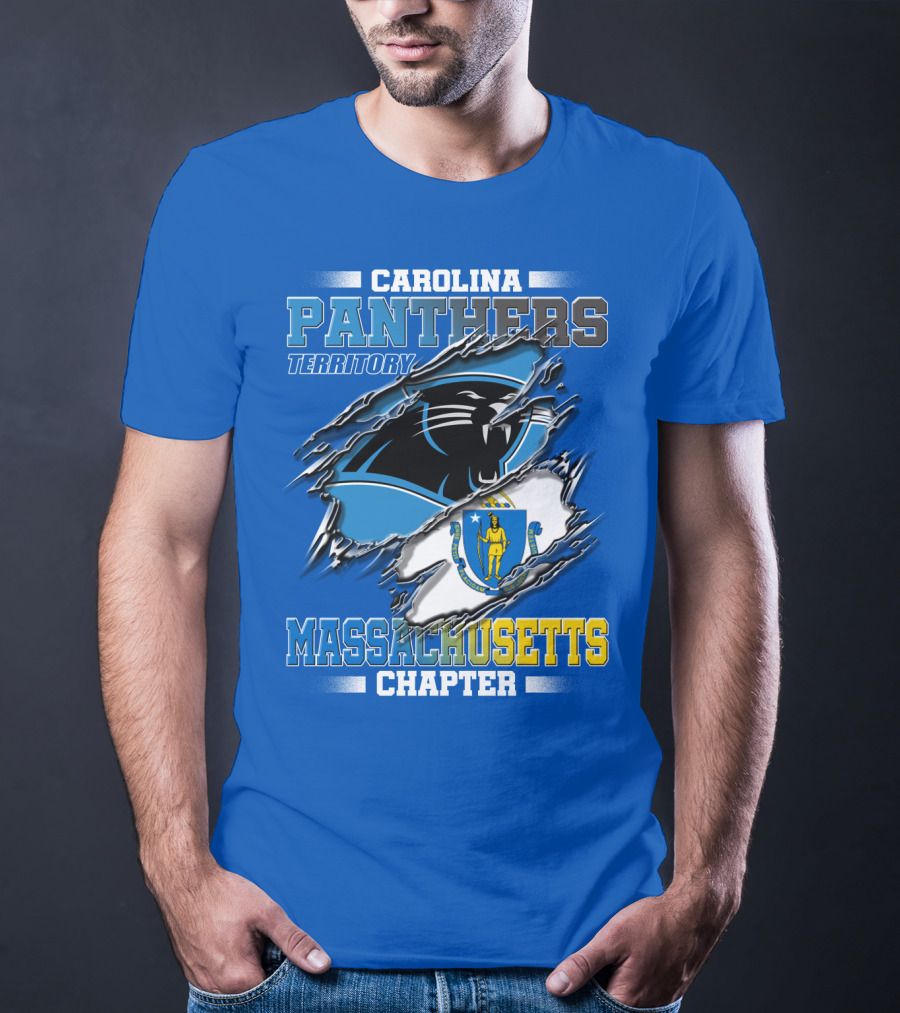 Carolina Panthers Territory Massachusetts Chapter T-Shirt