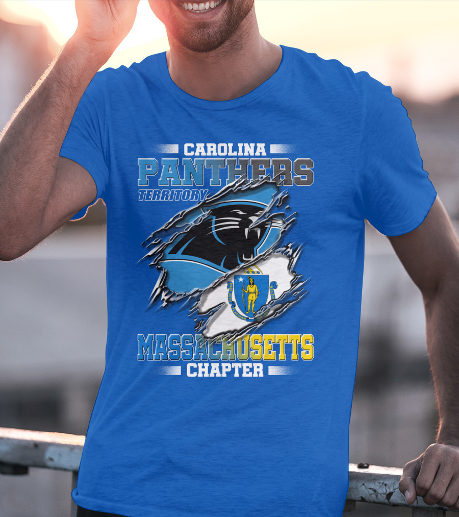 Carolina Panthers Territory Massachusetts Chapter T-Shirt