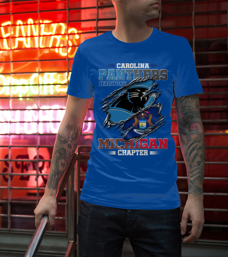Carolina Panthers Territory Michigan Chapter T-Shirt