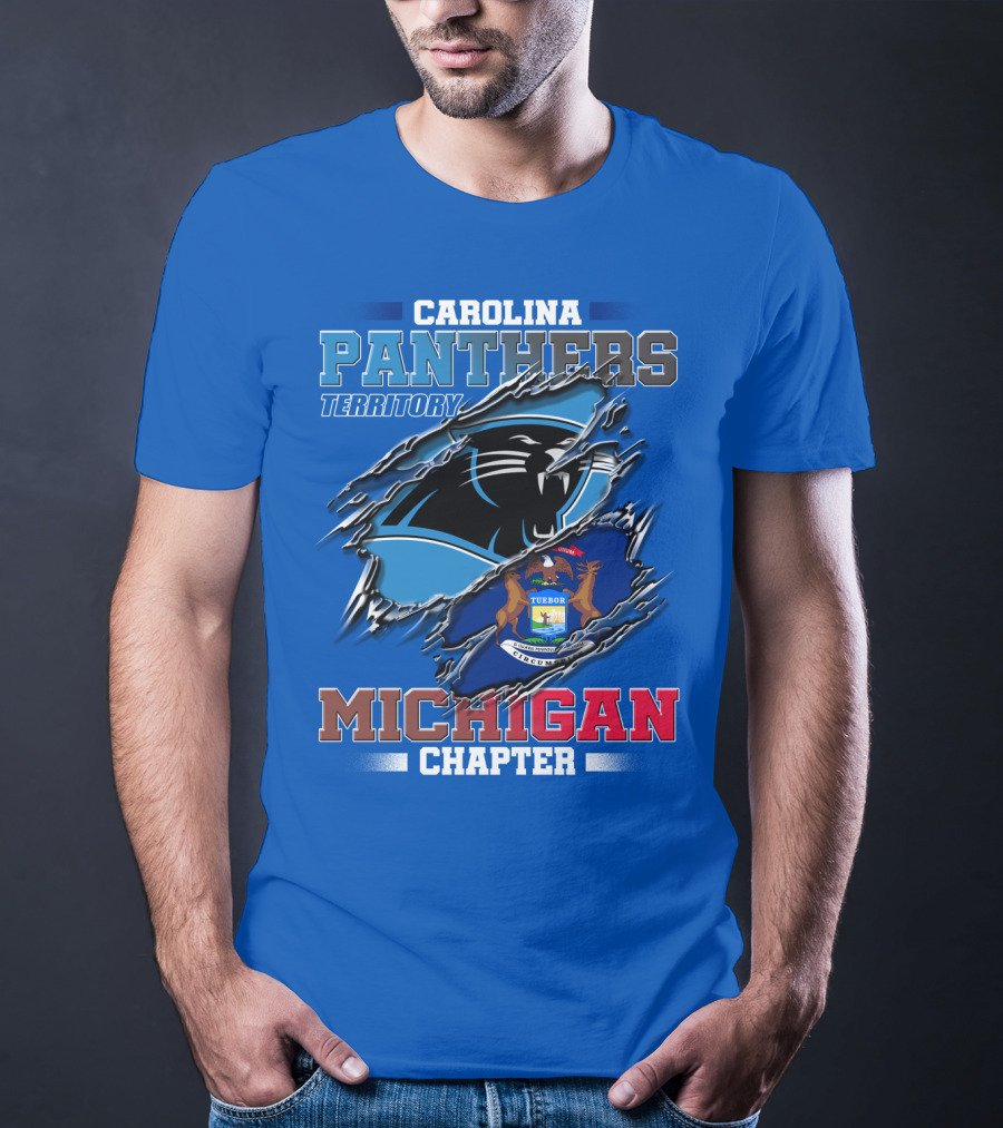 Carolina Panthers Territory Michigan Chapter T-Shirt