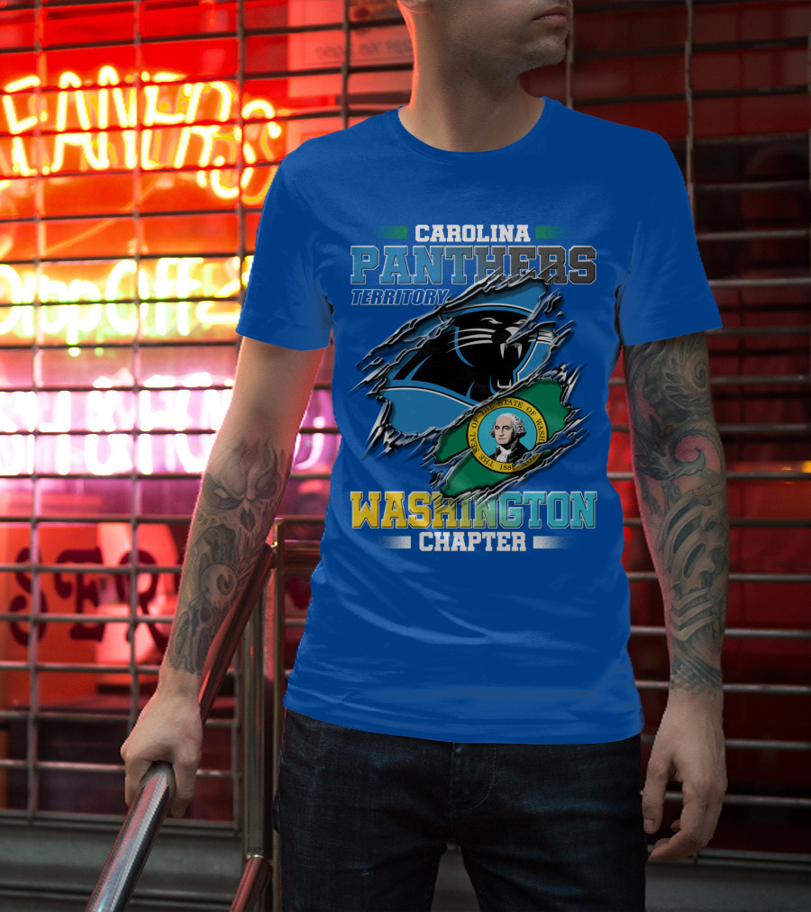 Carolina Panthers Territory Washington Chapter T-Shirt