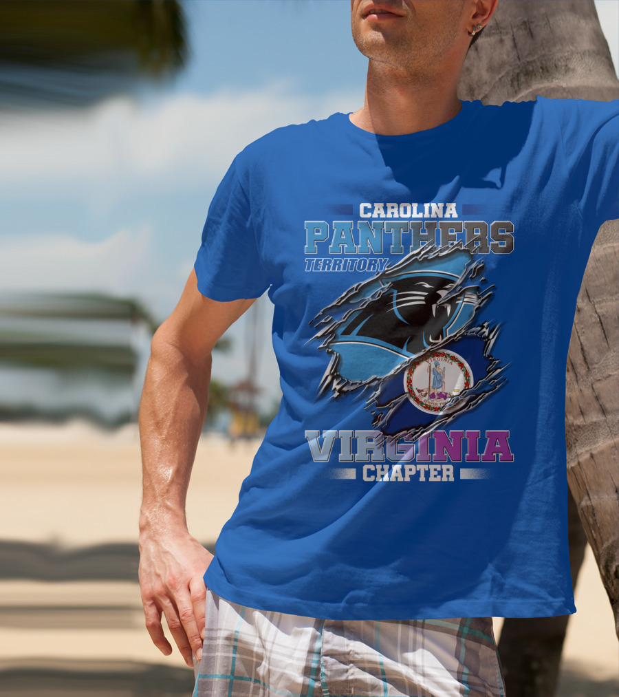 Carolina Panthers Territory Virginia Chapter T-Shirt