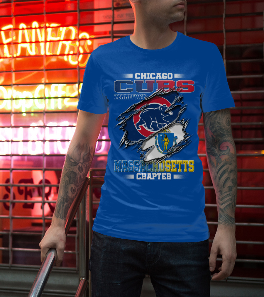 Chicago Cubs Territory Massachusetts Chapter T-Shirt
