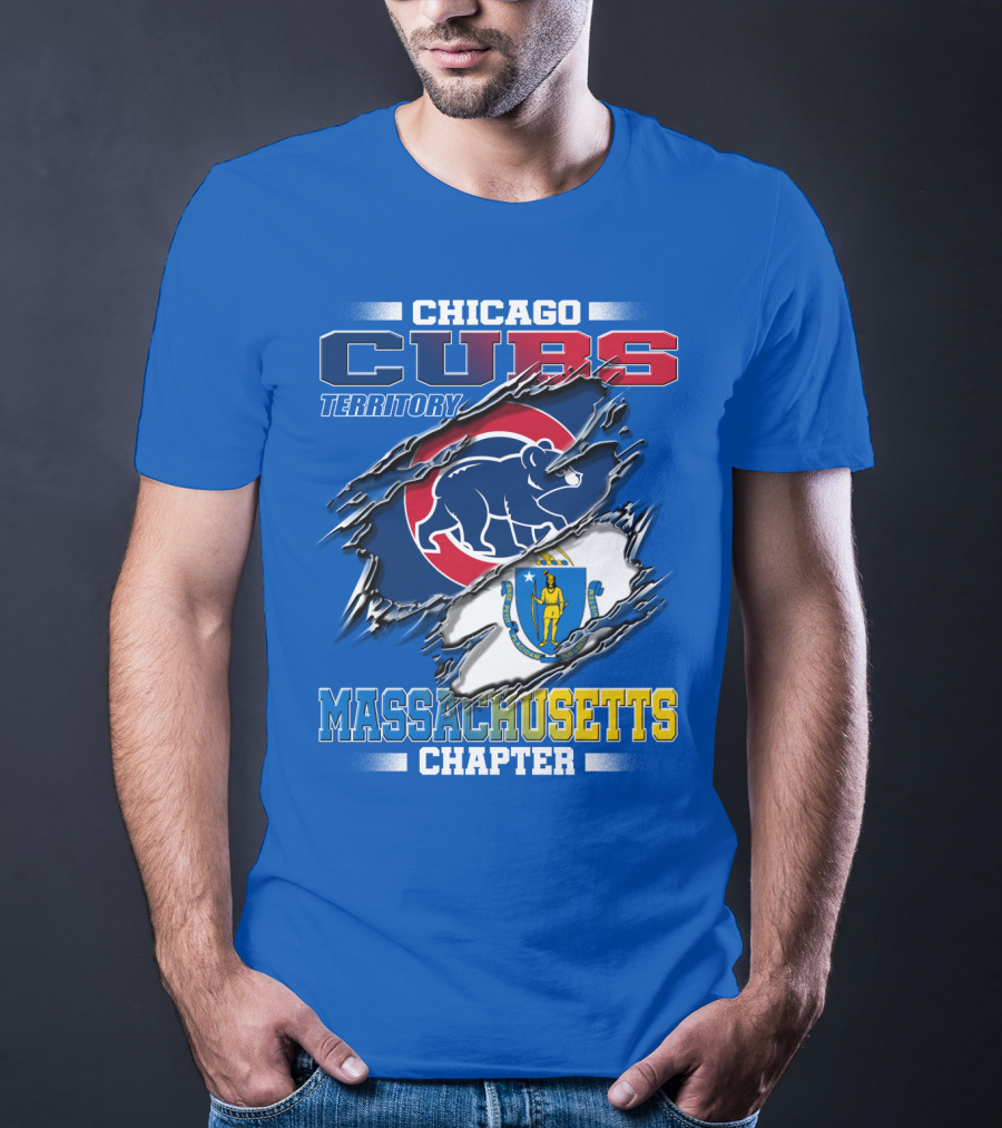Chicago Cubs Territory Massachusetts Chapter T-Shirt