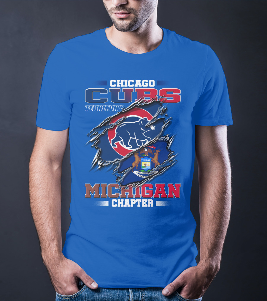 Chicago Cubs Territory Michigan Chapter T-Shirt
