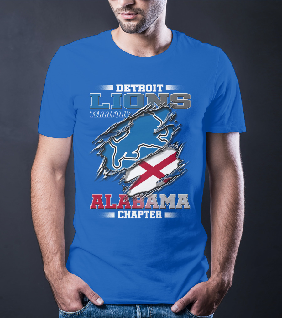 Detroit Lions Territory Alabama Chapter T-Shirt