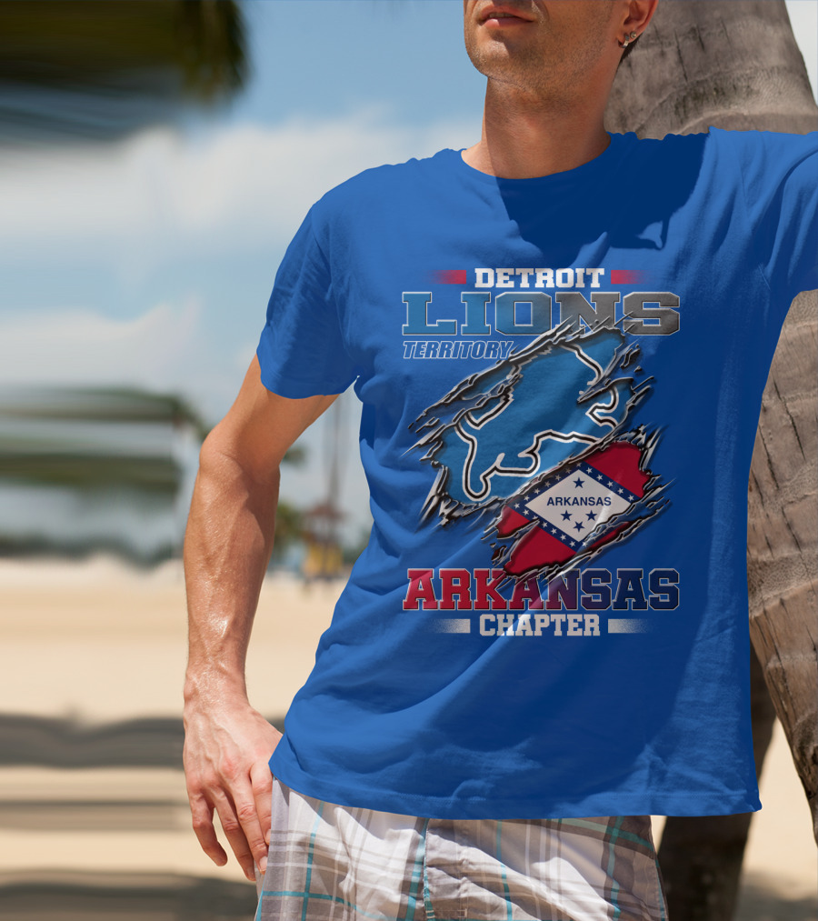 Detroit Lions Territory Arkansas Chapter T-Shirt